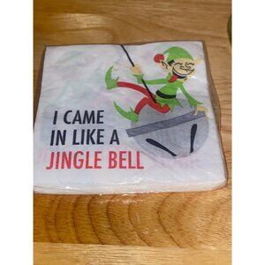 I Came In Like A Jingle Bell Napkins 2-Ply 18-Pack Creative Converting Humorous